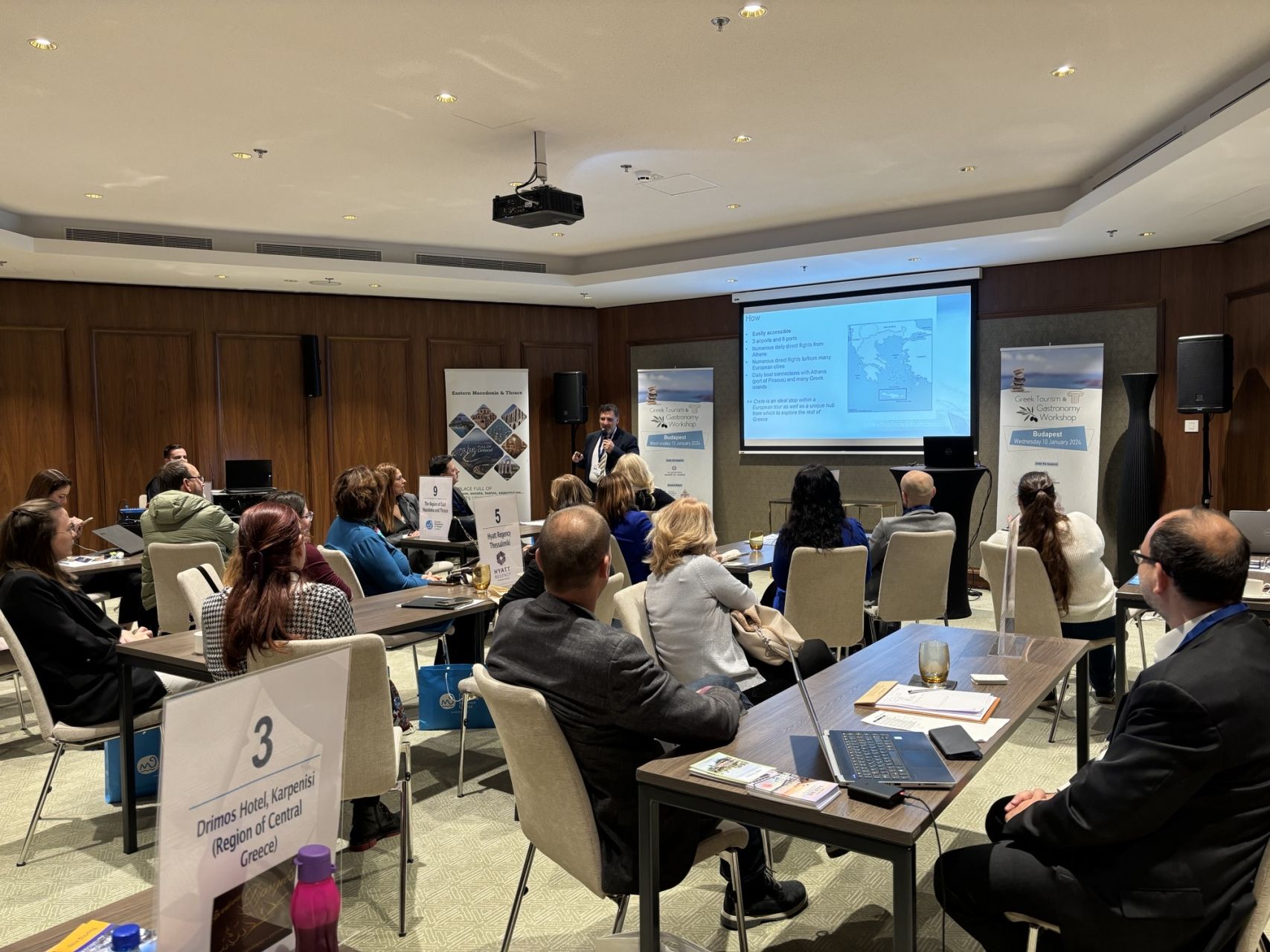 H Περιφέρεια Κρήτης στο «Greek Tourism B2B Workshop» στη Βουδαπέστη